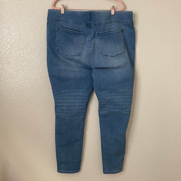 Soft‎ Surrounding Jeans Womens 1X Blue Pull On High Rise Slim Stretchy Denim - Picture 8 of 12